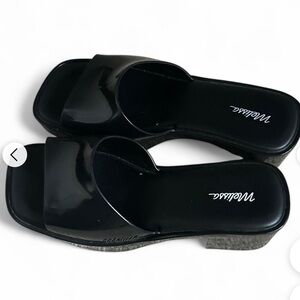 Melissa Black Jelly Sandals size 9